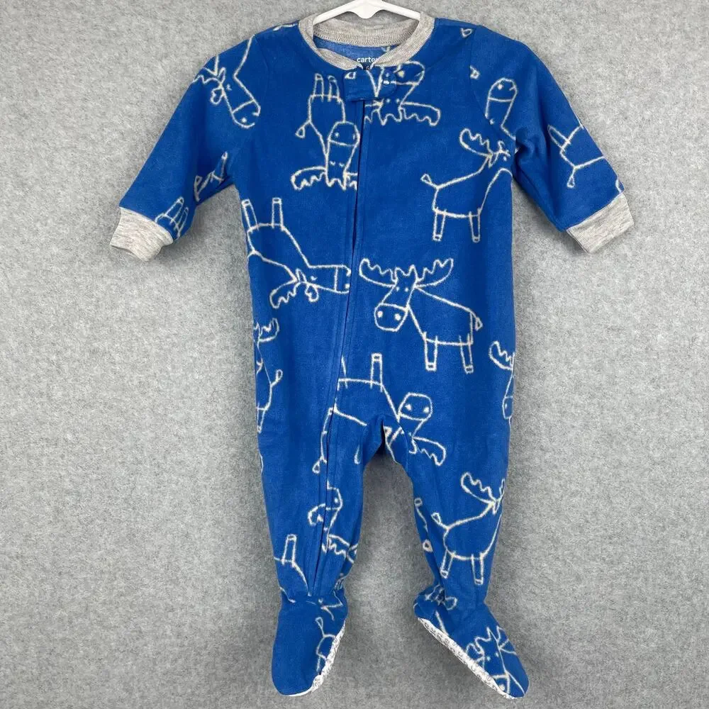 Carter's Fleece Footed PJ Size 6 months